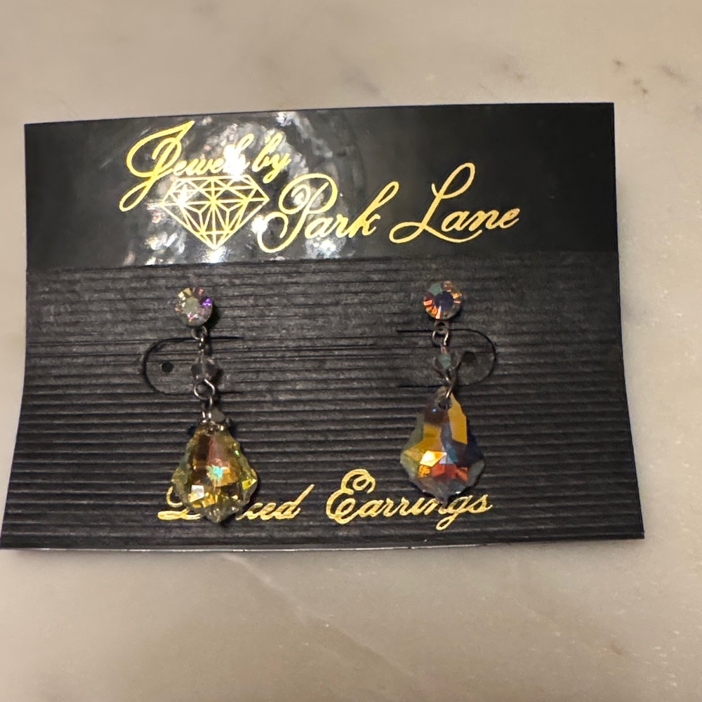 Park Lane Iridescent Crystal Earrings